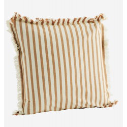 Housse De Coussin Carré Rayé